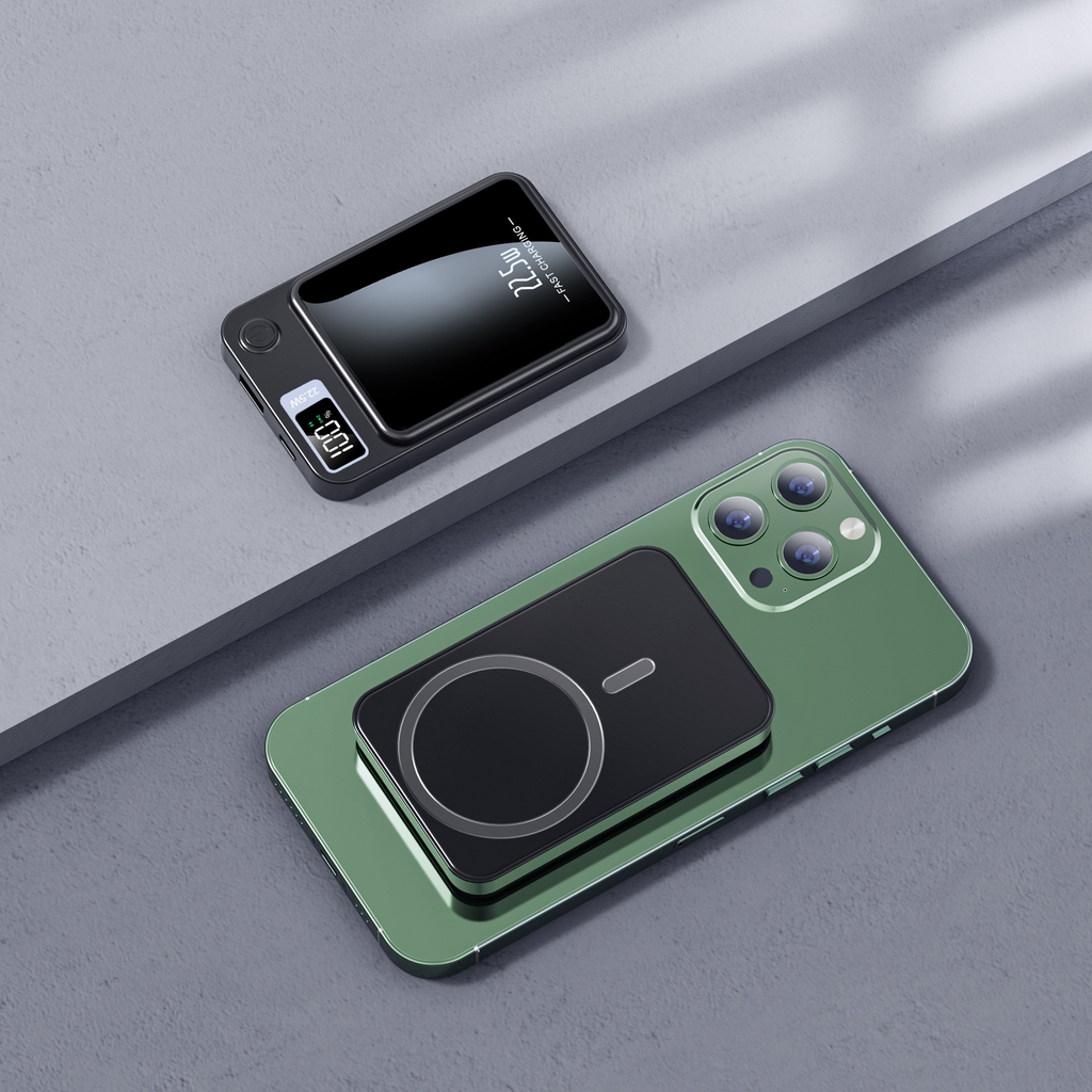 Magnetic Wireless power bank portable charger