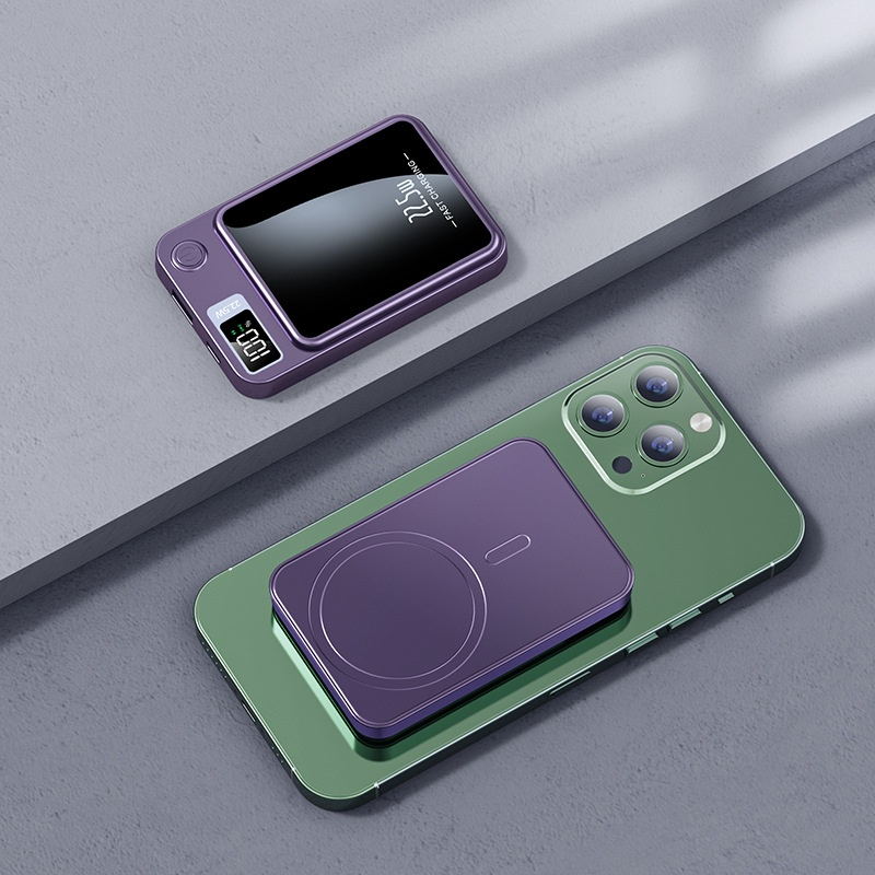 Magnetic Wireless power bank portable charger
